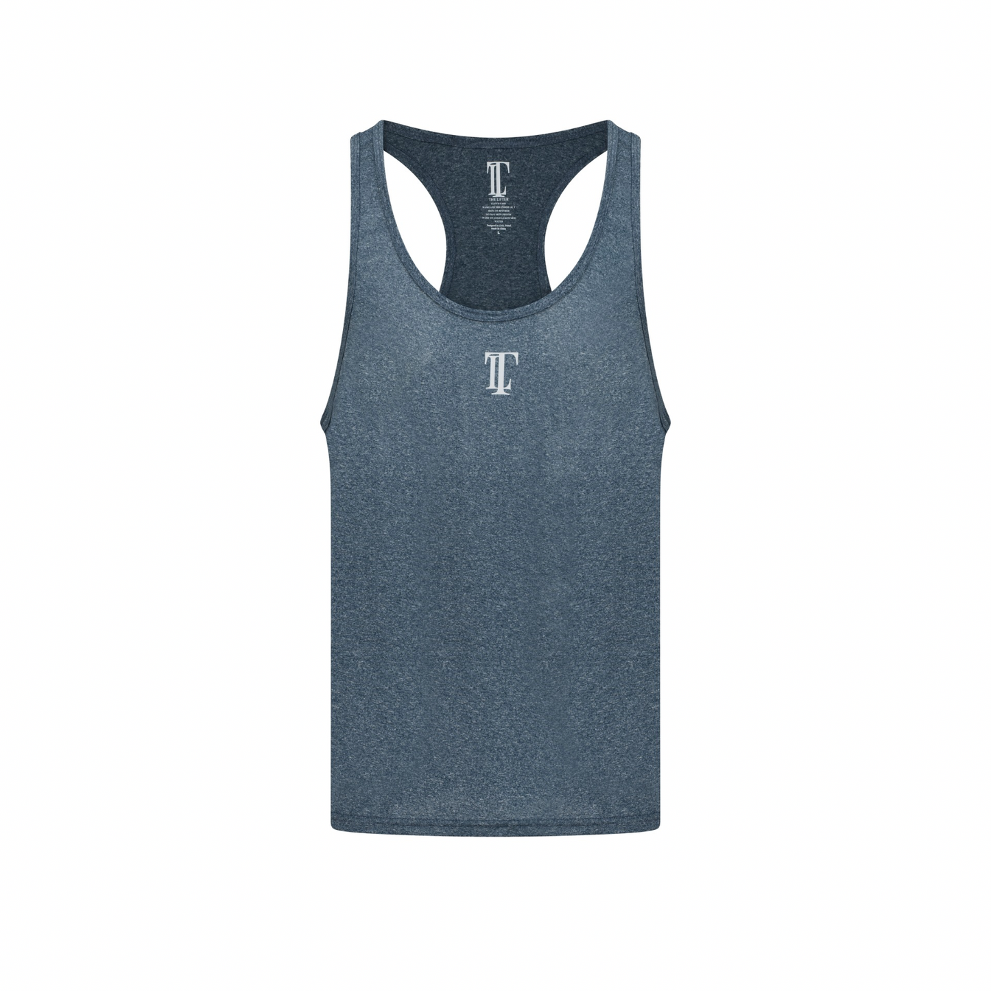 CoachXGrind™ | 
The Lifterwear™ Tank Top | Premium Performance Gymwear for Men| Heather Emerald Blue
