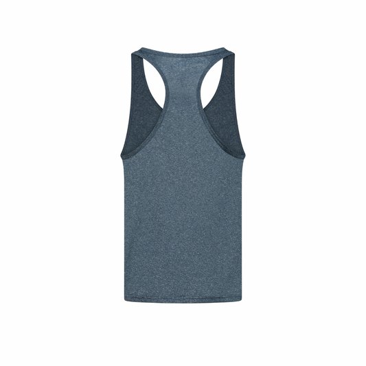 CoachXGrind™ | 
The Lifterwear™ Tank Top | Premium Performance Gymwear for Men| Heather Emerald Blue
