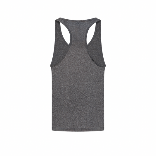 CoachXGrind™ | 
The Lifterwear™ Tank Top | Premium Performance Gymwear for Men| Heather Charcoal Grey